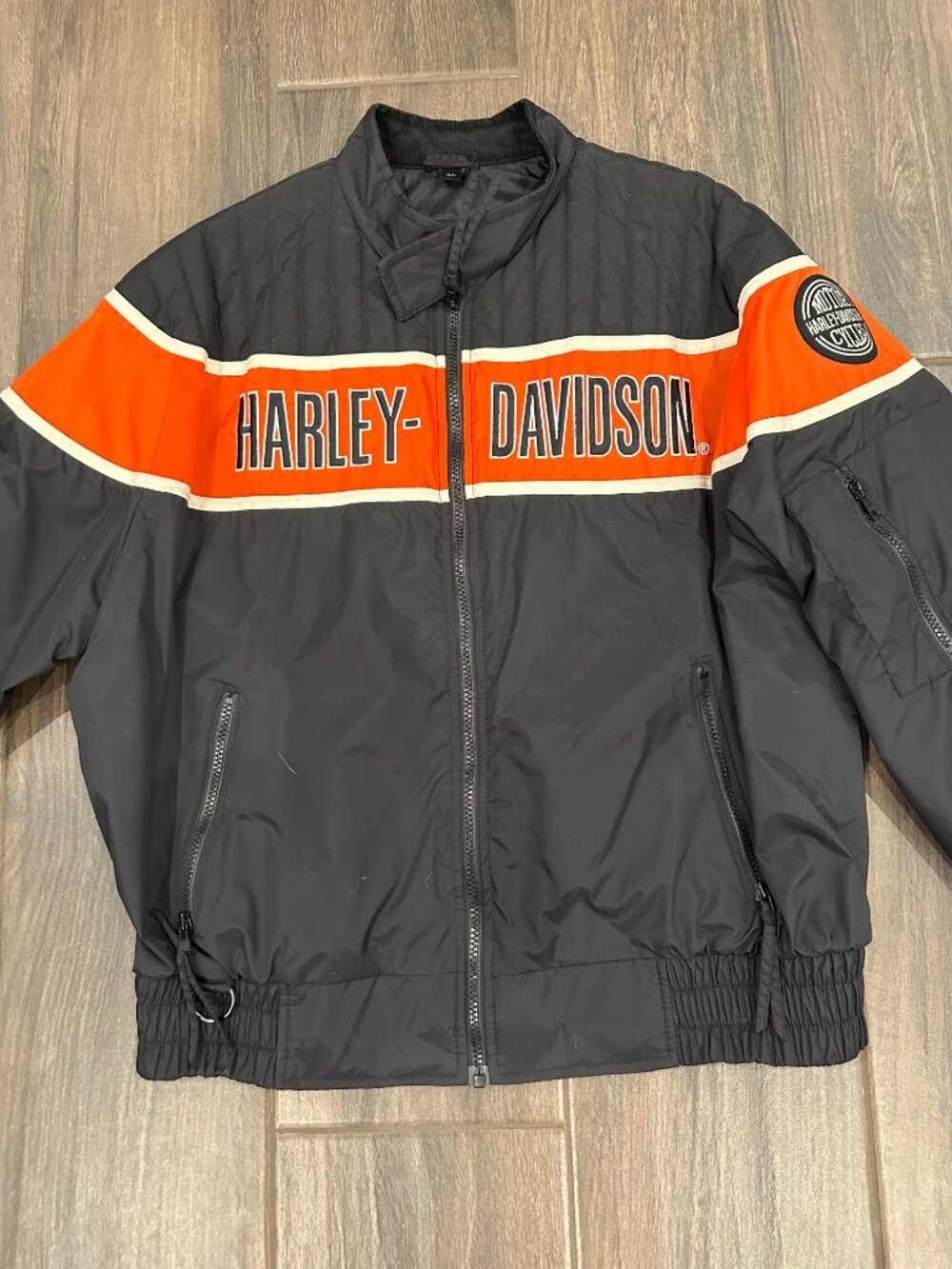 Harley-Davidson Men's XL Signature Nylon Motorcycle Jacket
